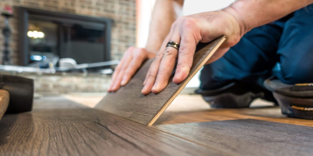 Wood floor installation